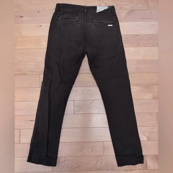 Altamont Apparel Davis Slim Chino Men's Dark Brown Chinos - Picture 2 of 3